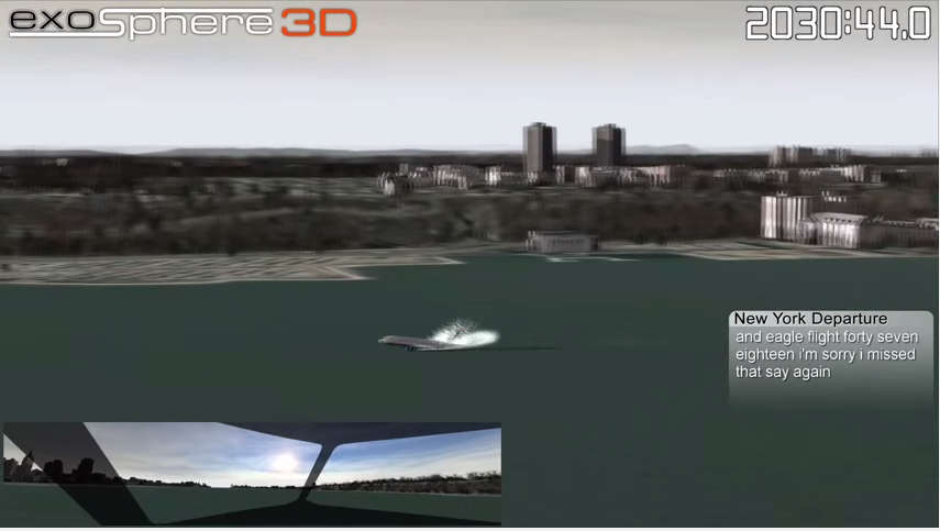Flight 1549 3D Reconstruction, Hudson River Ditching Jan 15, 2009